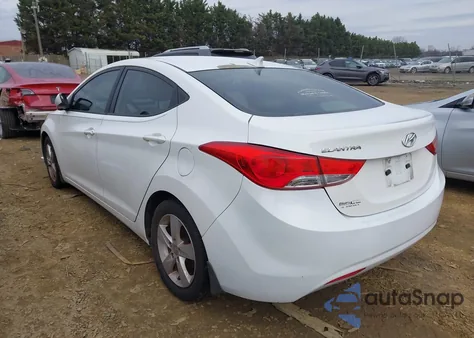 2013 Hyundai Elantra Gls из США, поврежденный, VIN 5NPDH4AE9DH396868